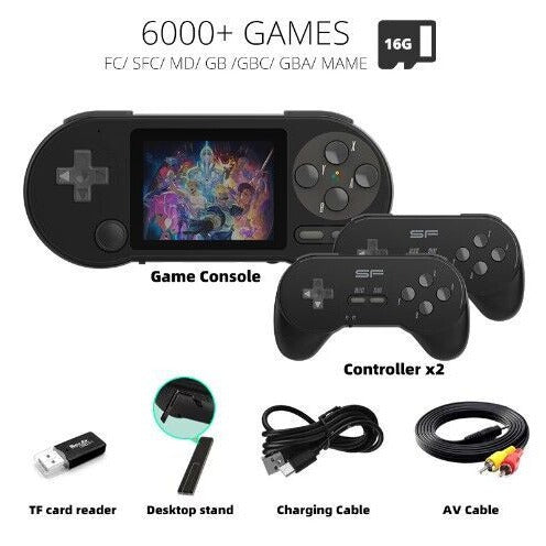 Consola de Juegos Portátil SF2000 - Mini Arcade Retro