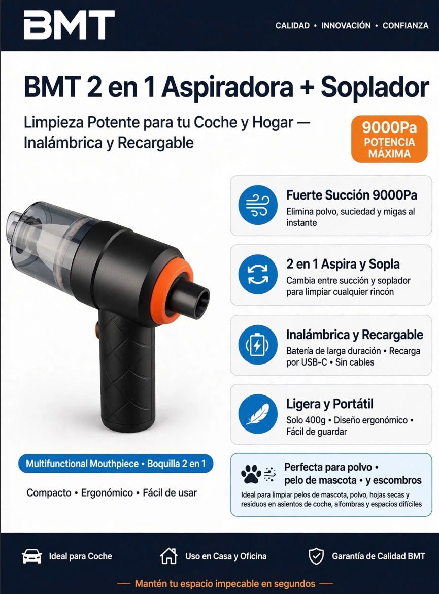 Aspiradora se coche portatil