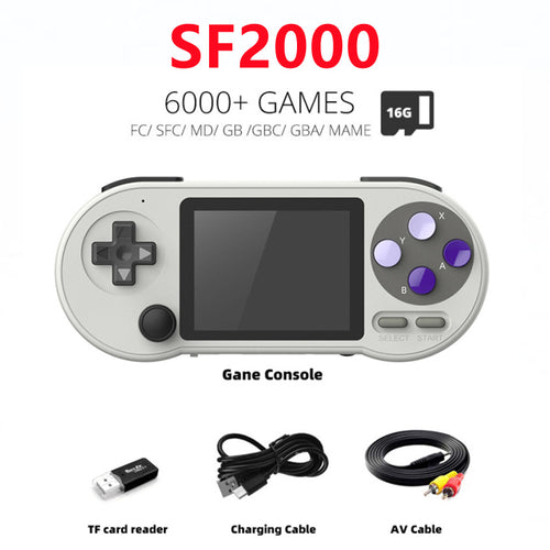 Consola de Juegos Portátil SF2000 - Mini Arcade Retro